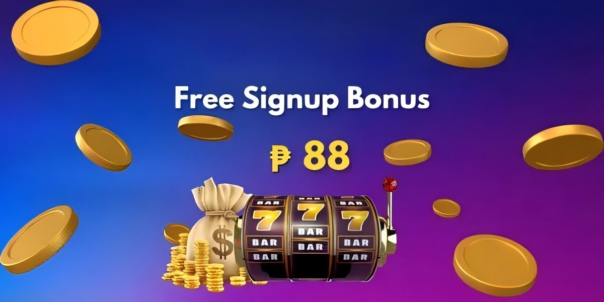Promotional banner with golden slot artwork